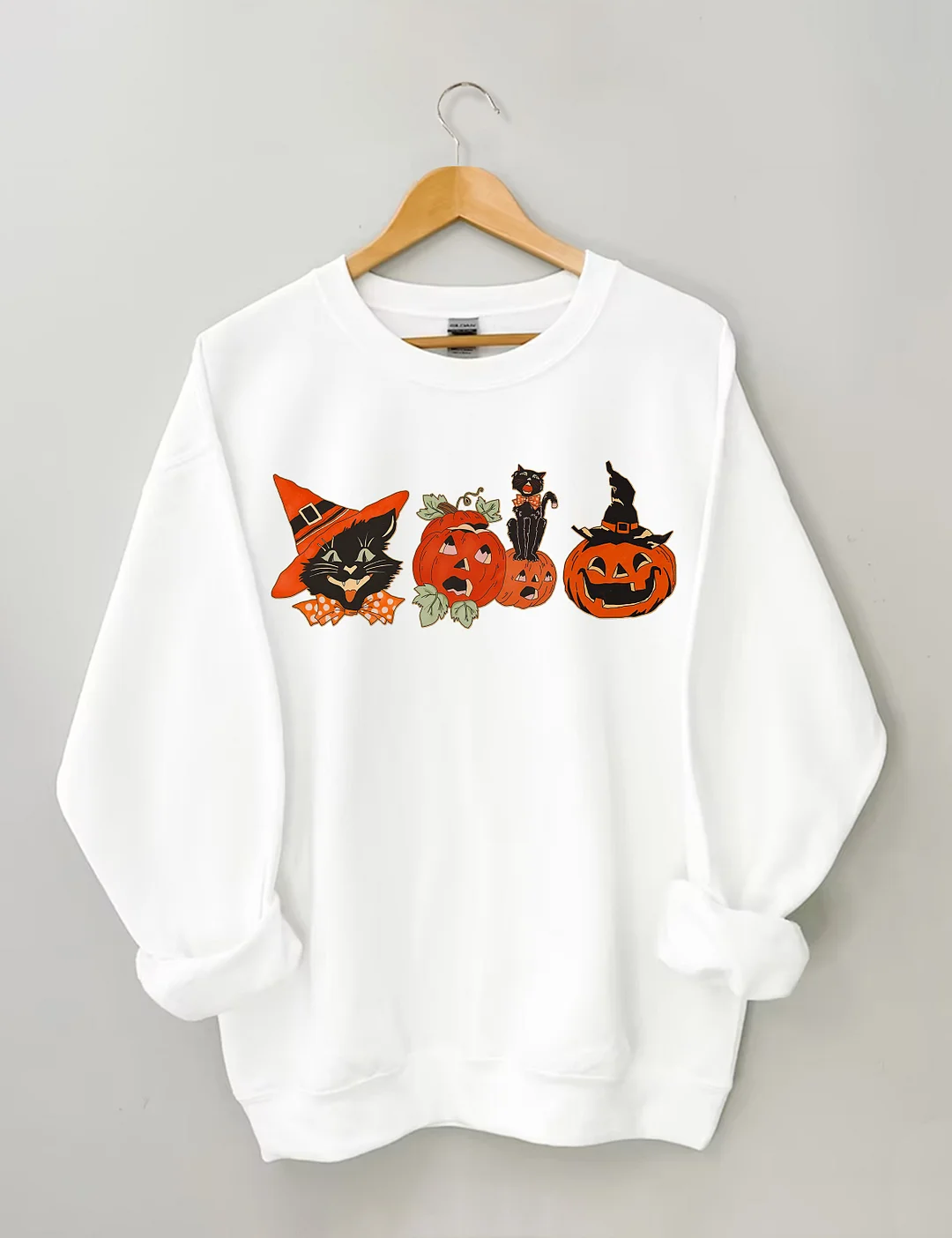 Halloween Cat Sweatshirt