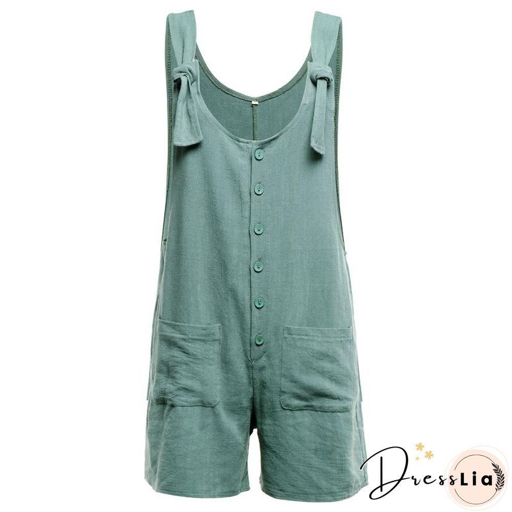 Cotton Pocket Jumpsuit(3 colors)