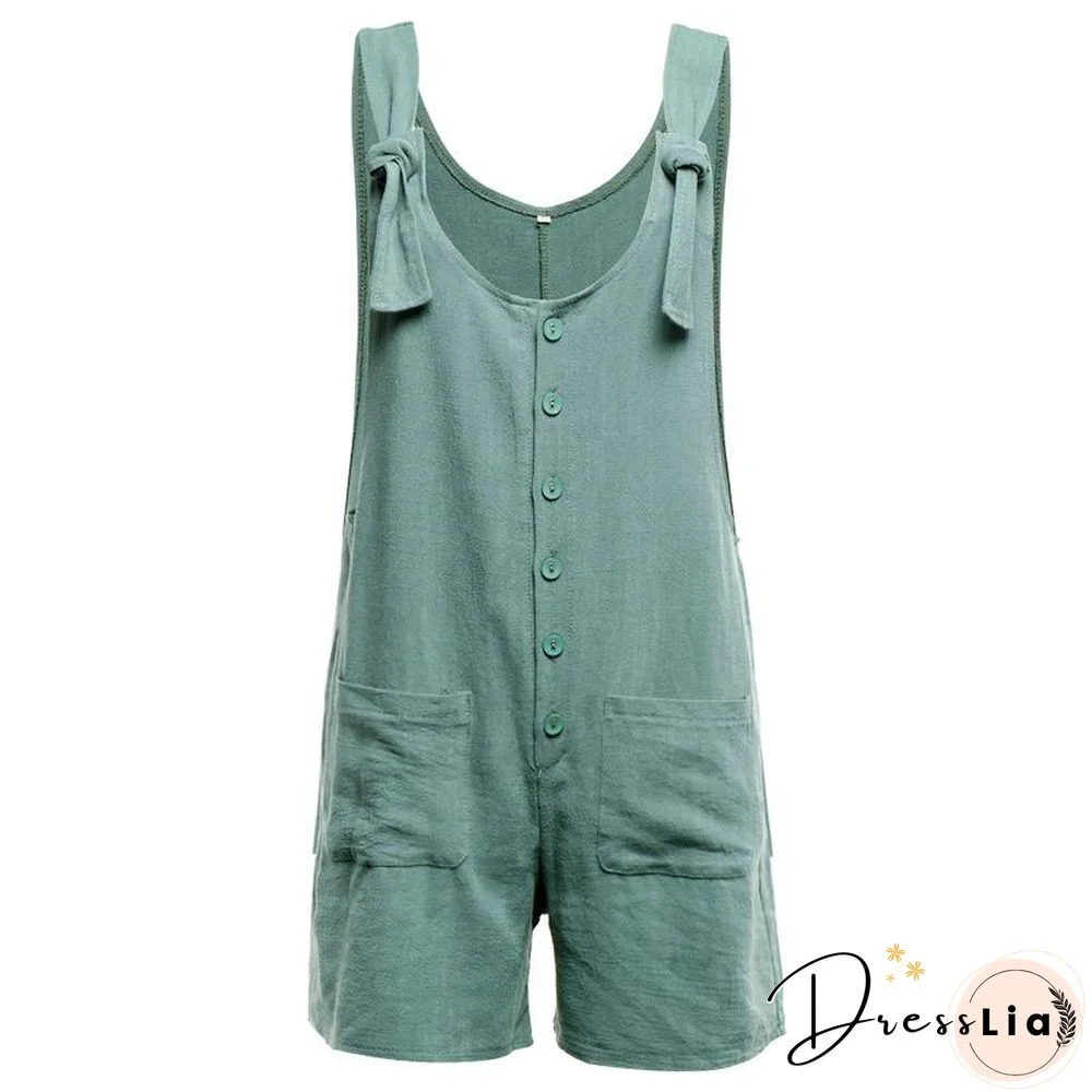 Cotton Pocket Jumpsuit(3 colors)