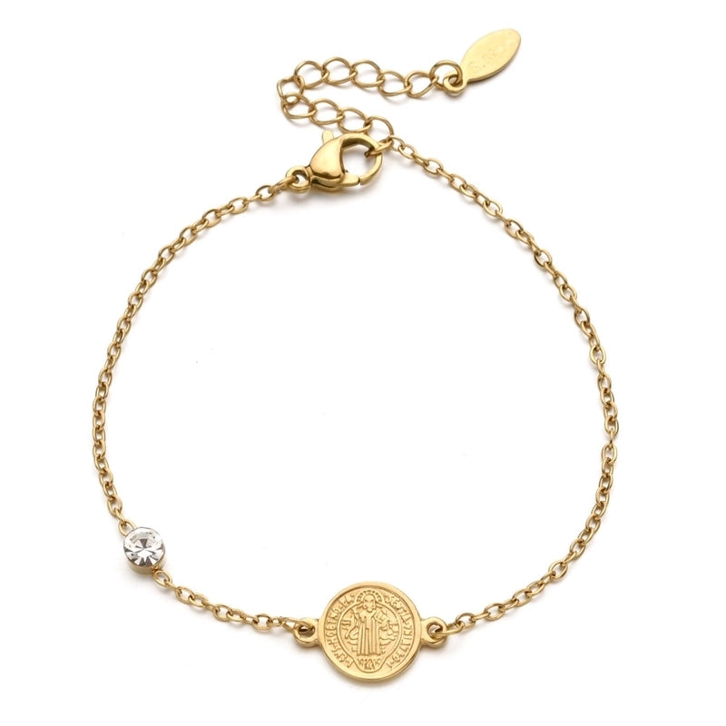 Basic Minimalist Classic Style Letter Hot Air Balloon Heart Shape 304 Stainless Steel Bracelets In Bulk