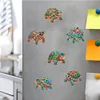 (US Local)Sea Turtle Special Shape Diamond Painting Fridge Magnet for DIY Art Crafts
