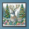 Christmas Elk - Diamond Painting - Full Round Drill (Canvas|30*30cm)