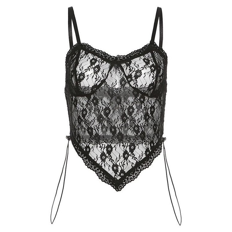 Floral Lace Vest Top