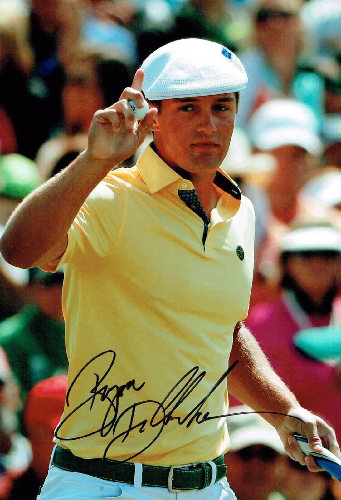 Bryson DeCHAMBEAU 2017 SIGNED Autograph 12x8 Photo Poster painting 2 AFTAL COA Golf USA Golfer