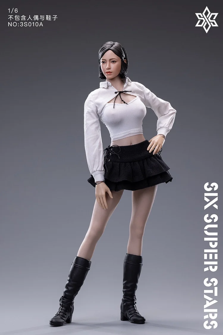IN-Stock 1/6 3STOYS 3S010 Retro Black and white clothes set-shopify