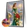 Diamond Painting-DIY Full Round Drill Christmas Girls