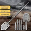 Portable Tactical Foldable Shovel Multitool for Hiking Emergency Use