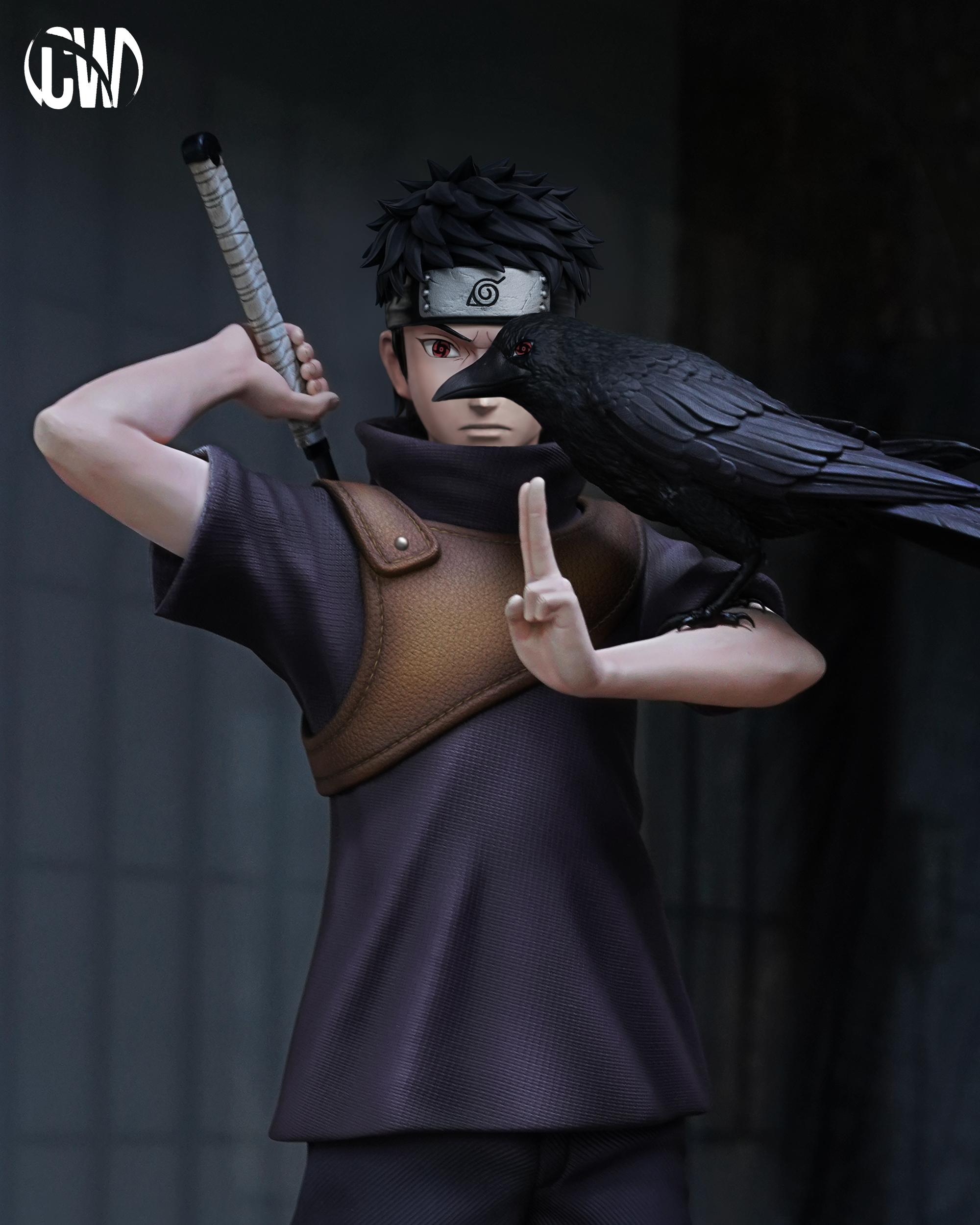 Shisui Uchiha Model Statue Action Figure Figurine Naruto Akatsuki Statues  In Box