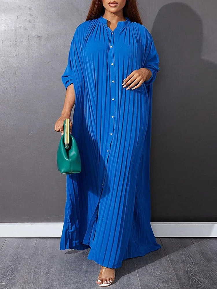 Women's Casual Pleated Dress
