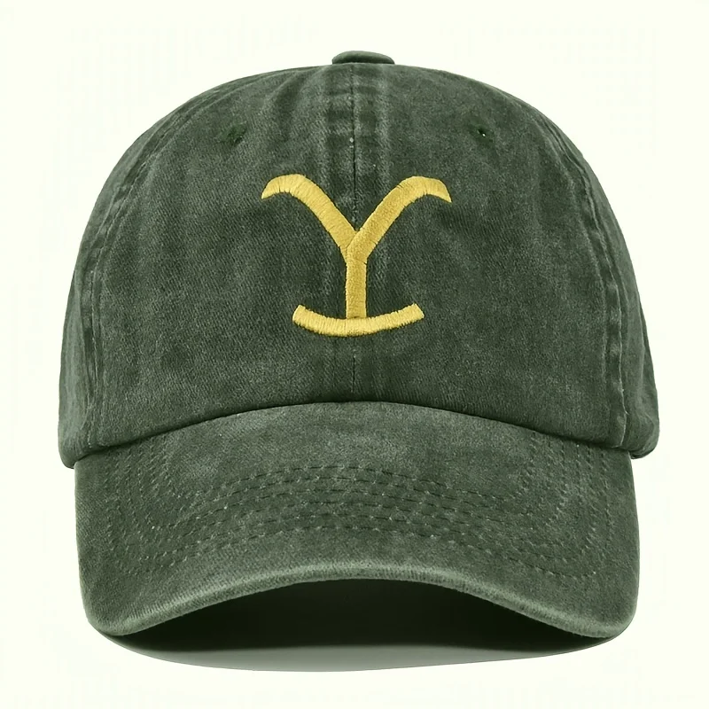 Yellowstone Ranch Embroidered Baseball Cap Outdoor Casual Adjustable Baseball Cap