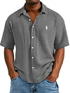 Men's Casual Loose Short-Sleeved Shirt