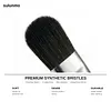 Sulunmo Small Powder Makeup Brush - Precise Compact Flat-Top Bristles for Setting Powder, Blush & Contour, Premium Soft Synthetic Fiber, Professional Cosmetic Tool with Ergonomic Black Handle