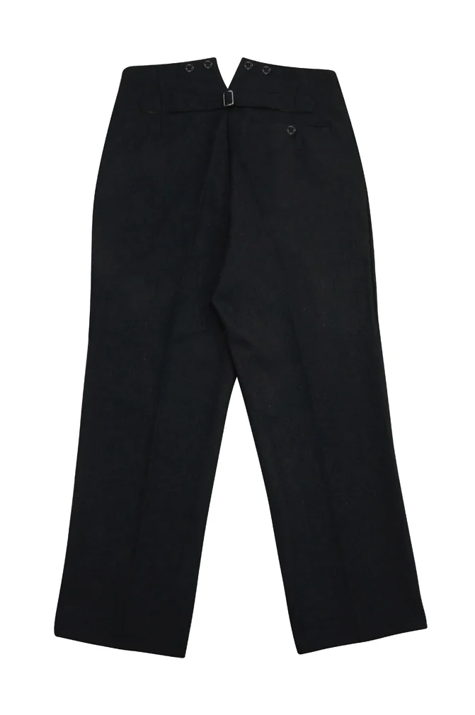   SA German Black Wool Service Trousers German-Uniform