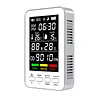 5-in-1 Portable Carbon Monoxide Detector Plug in Wall CO Detector with Temperature & Humidity Display for Home Bedroom Kitchen RV