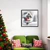 (40*40cm)Xmas Cardinal -  Full Round Drill Diamond Painting