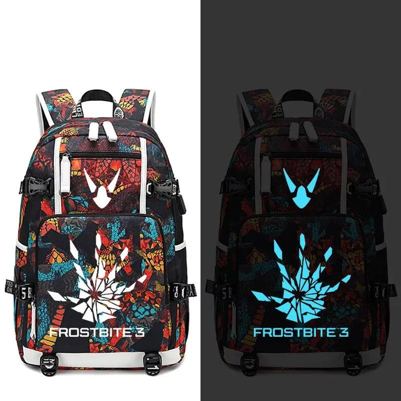 Buzzdaisy Game Honkai Impact 3 #3 USB Charging Backpack School NoteBook Laptop Travel Bags