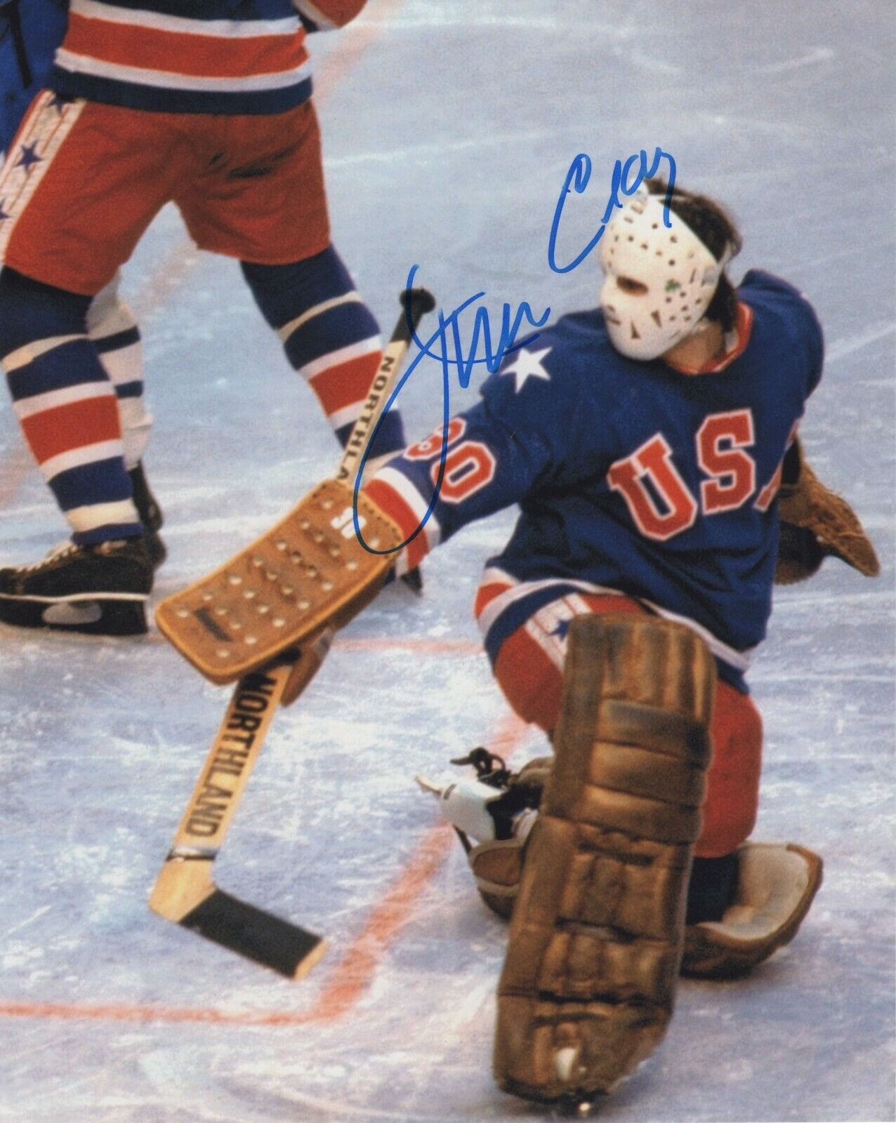 JIM CRAIG SIGNED AUTOGRAPH TEAM USA 1980 OLYMPICS MIRACLE ON ICE 8X10 Photo Poster painting #3