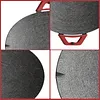 Smokeless Electric BBQ Grill Baking Trays with Handles Removable Grilling Plate 12/14/16in Round Nonstick Cooking Griddle Pan for Steaks Burgers Pancakes