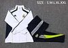 2025/2026 Real Madrid White Long Zipped Jacket Football Shirt 1:1 Thai Quality