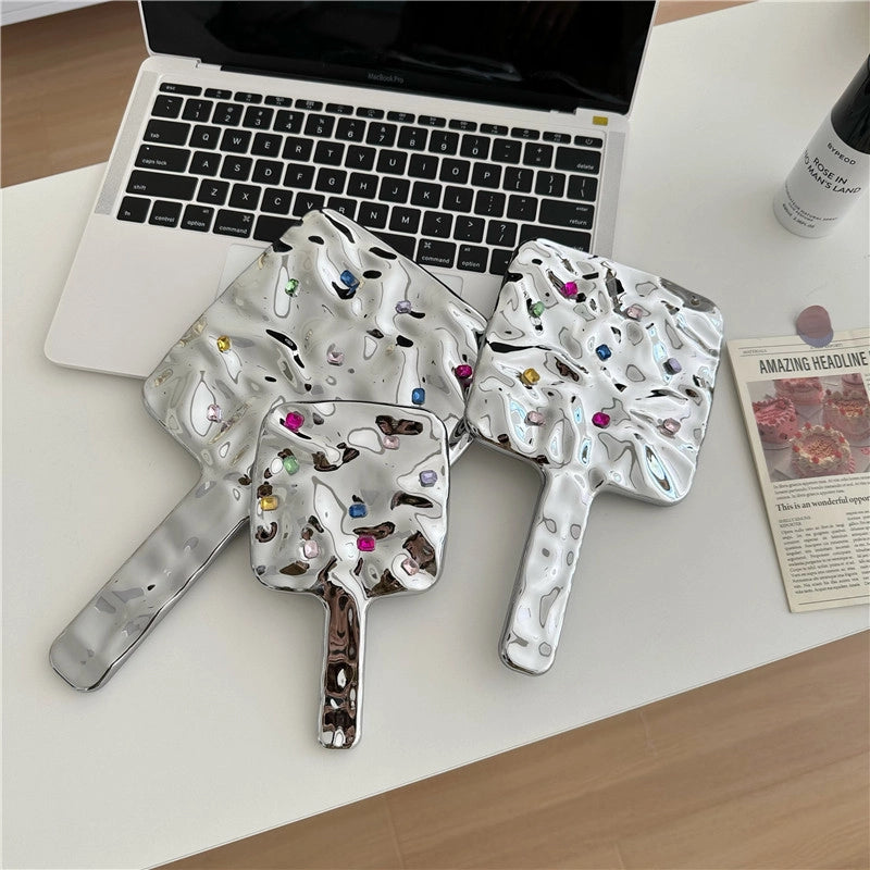 Cute Solid Color PS PVC Mirror