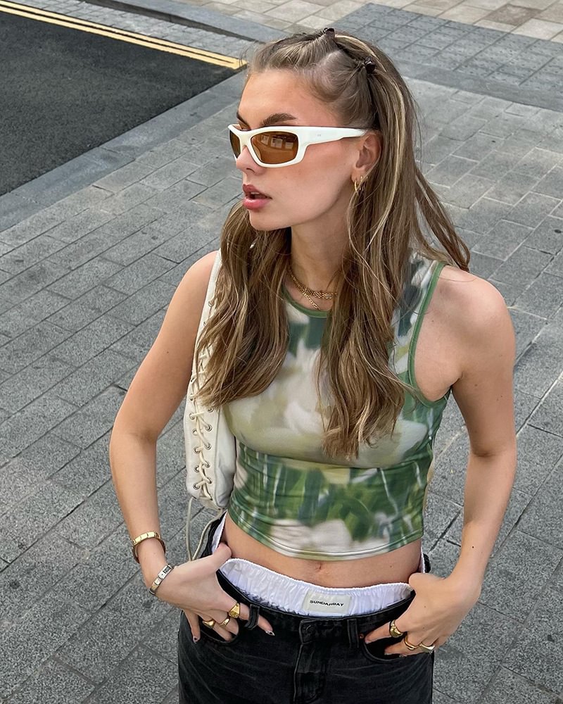 Christine Crop Tank   August Lemonade