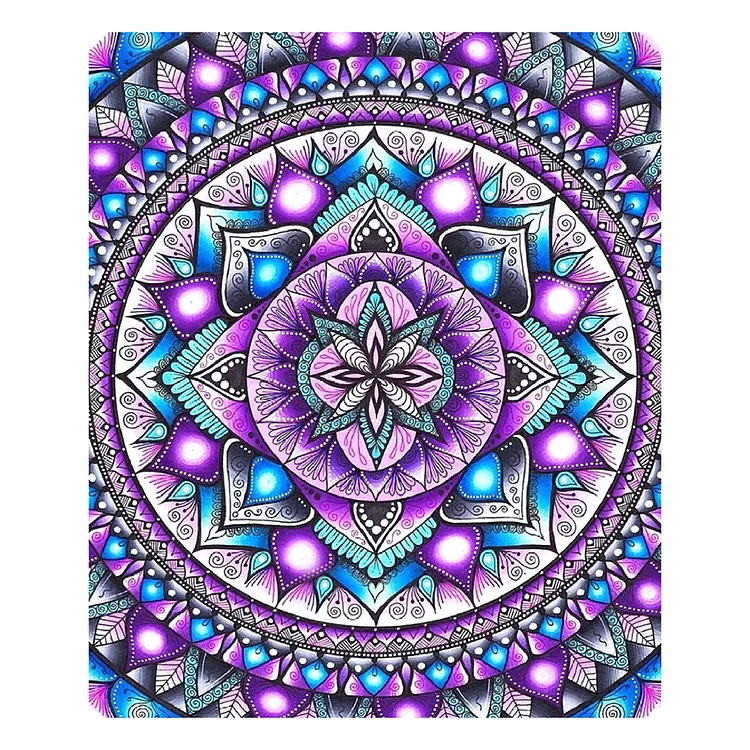 Mandala Flower Pattern 11CT Stamped Cross Stitch 40*48CM