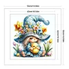 (Multi Style)Gnome Holding A Duckling-Full Embroidery 3 Strands 11CT Stamped Cross Stitch-50*50CM
