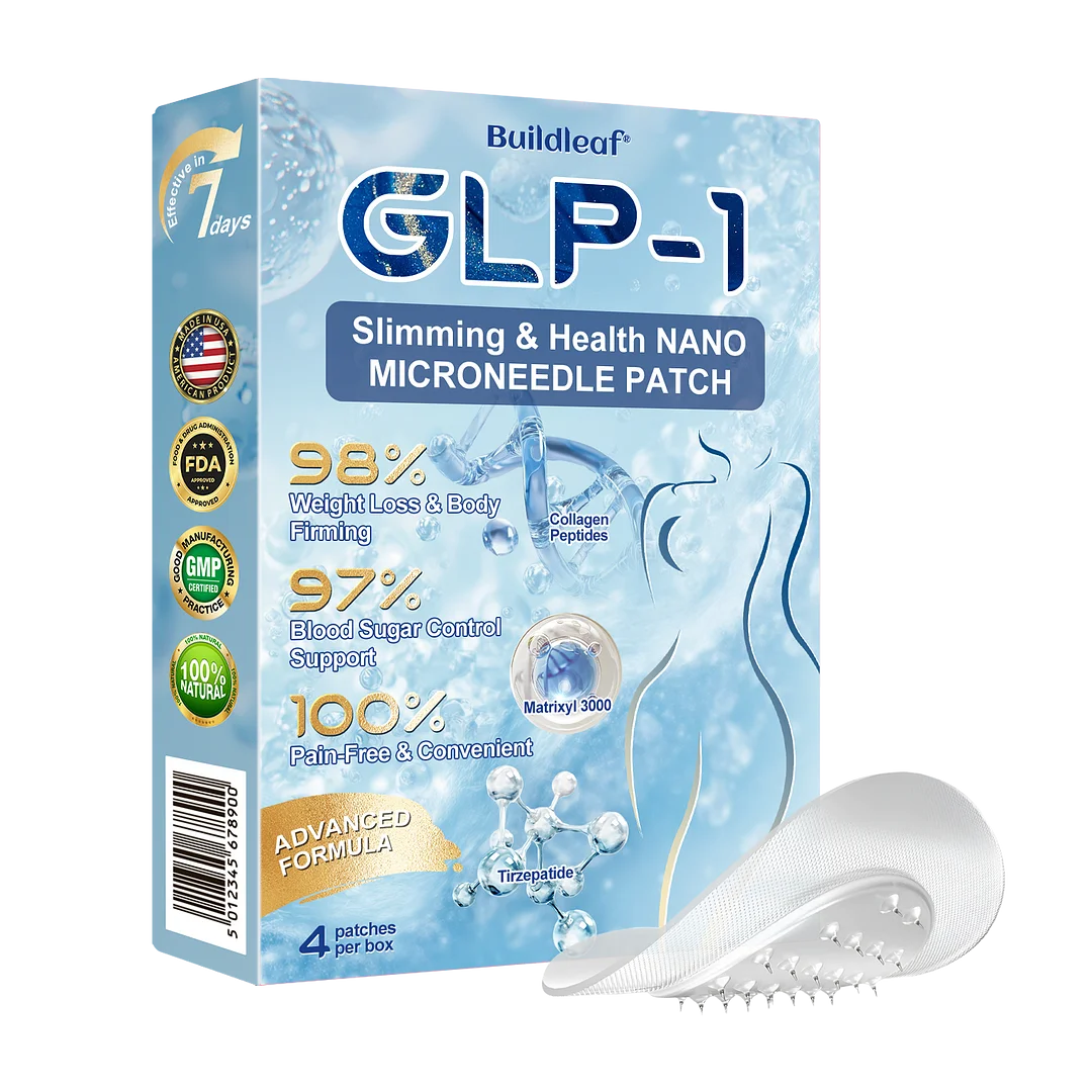 🏥FDA Store | 𝐵uil𝗱𝐿ea𝐟&reg; 𝑺𝑀𝗚T-𝑮𝐋𝑃-1 𝐒limming & 𝐻ealth 𝑁ano 𝑀icroneedle 𝑃atch with Collagen & Matrixyl 3000 丨Obesity,Cardiovascular Diseas, Diabetes, Sleep Apnea, Joint Problems and More