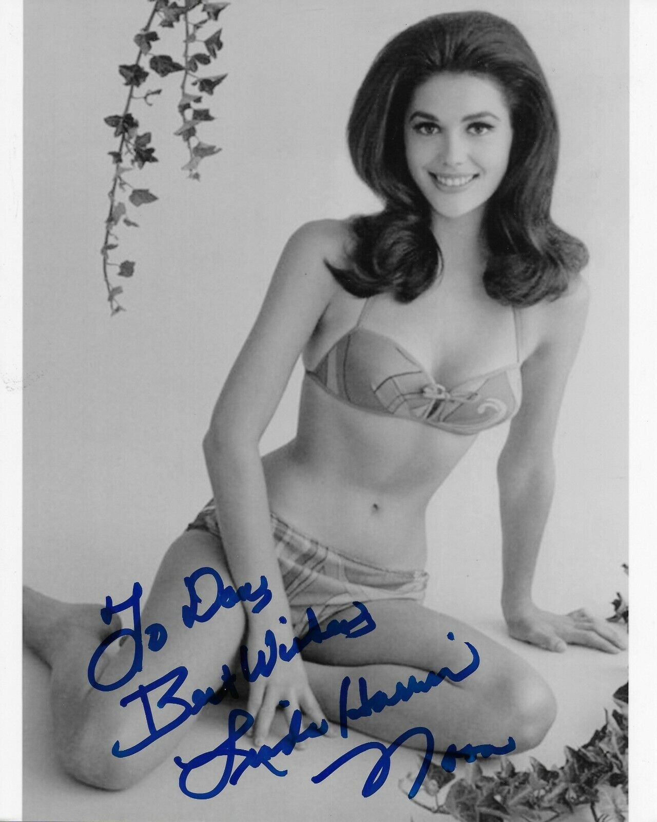 Linda Harrison Original Autographed 8X10 Photo Poster painting (Personalized to Don or Dan)