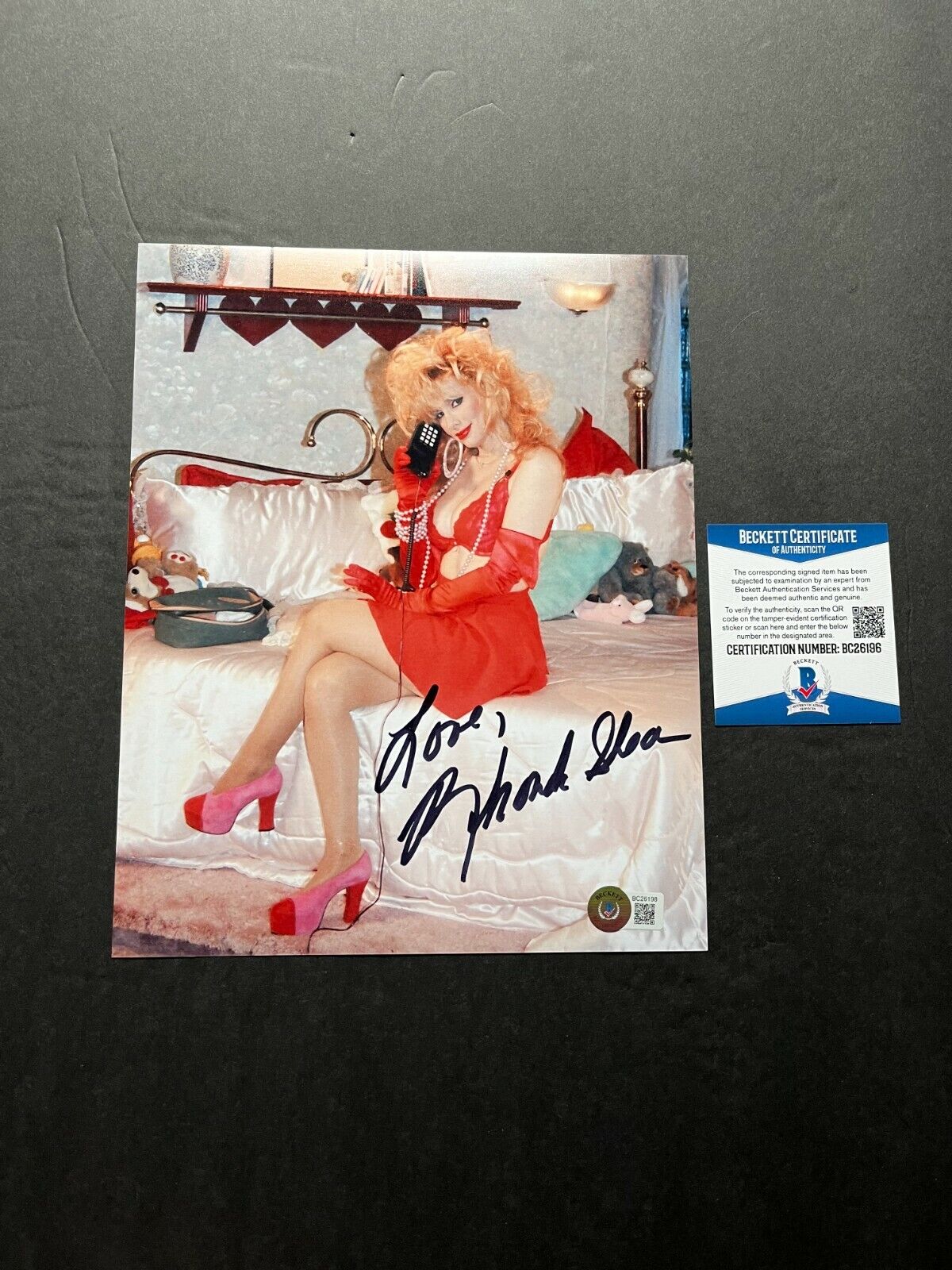 Rhonda Shear Hot signed autographed sexy classic 8x10 Photo Poster painting Beckett BAS coa