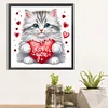 Diamond Painting-DIY Crystal Rhinestone Love Cat