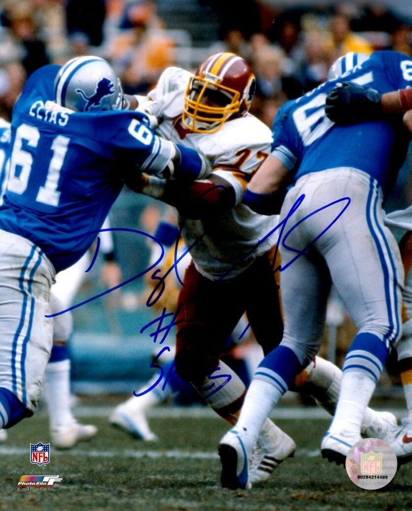 Autographed 8x10 DARRYL GRANT Washington Redskins Photo Poster painting - w/COA