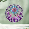 (US Only)2D Flat DIY Diamond Painting Art Pendant Window Hanging Fantasy Dream Catcher