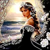 Black Dress Beauty-Special Shaped Diamond Painting