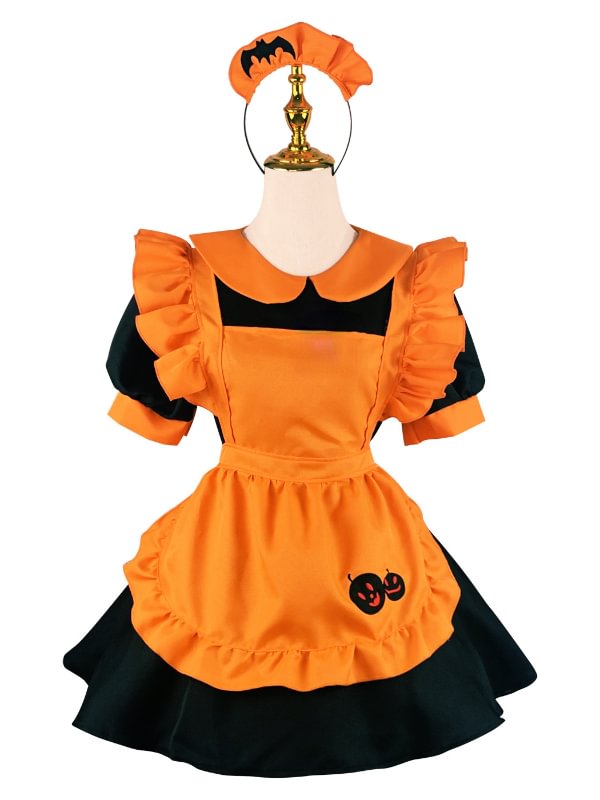 Halloween Witch Maid Outfit Dress Sets
