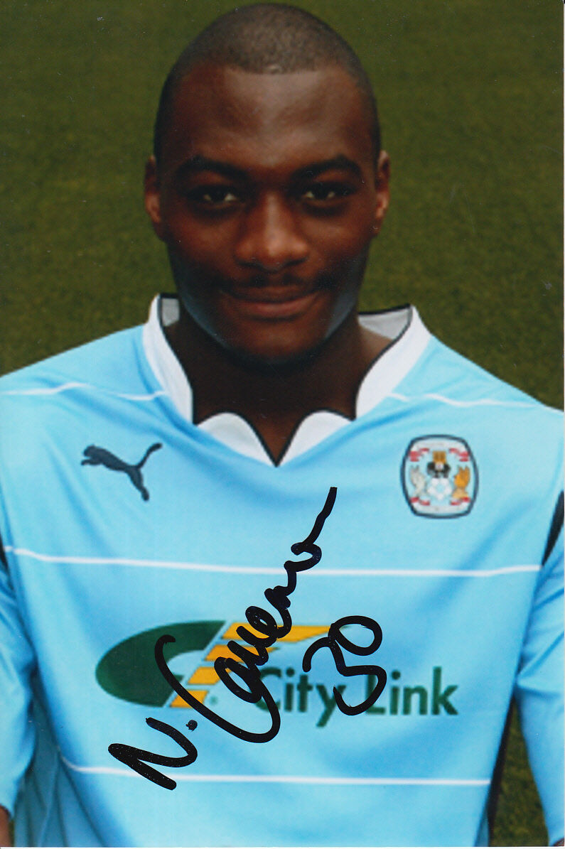 COVENTRY CITY HAND SIGNED NATHAN CAMERON 6X4 Photo Poster painting 1.