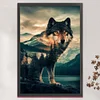 Timber Wolf-11CT Stamped Cross Stitch 40*60cm (Big Size)