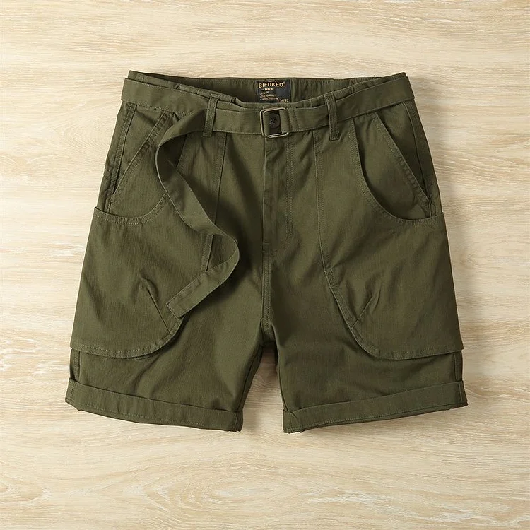 American Sle Workwear ort orts Men's Summer Casual Large ket Durable Straight Leg Pants Youthful Energy Trendy Brand