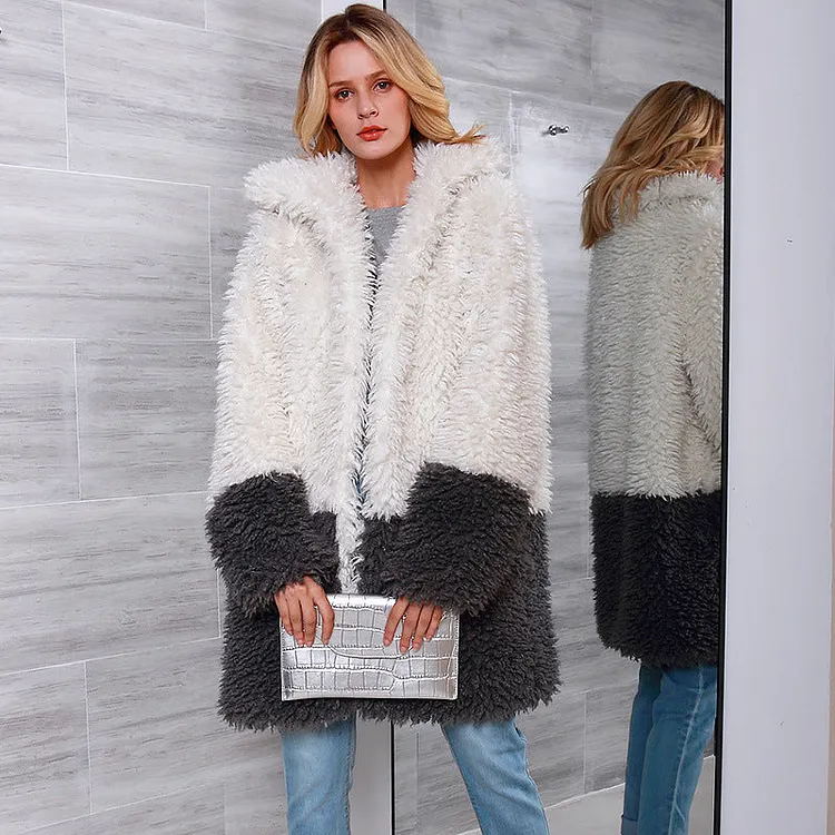 Full Length Faux Fur Coat
