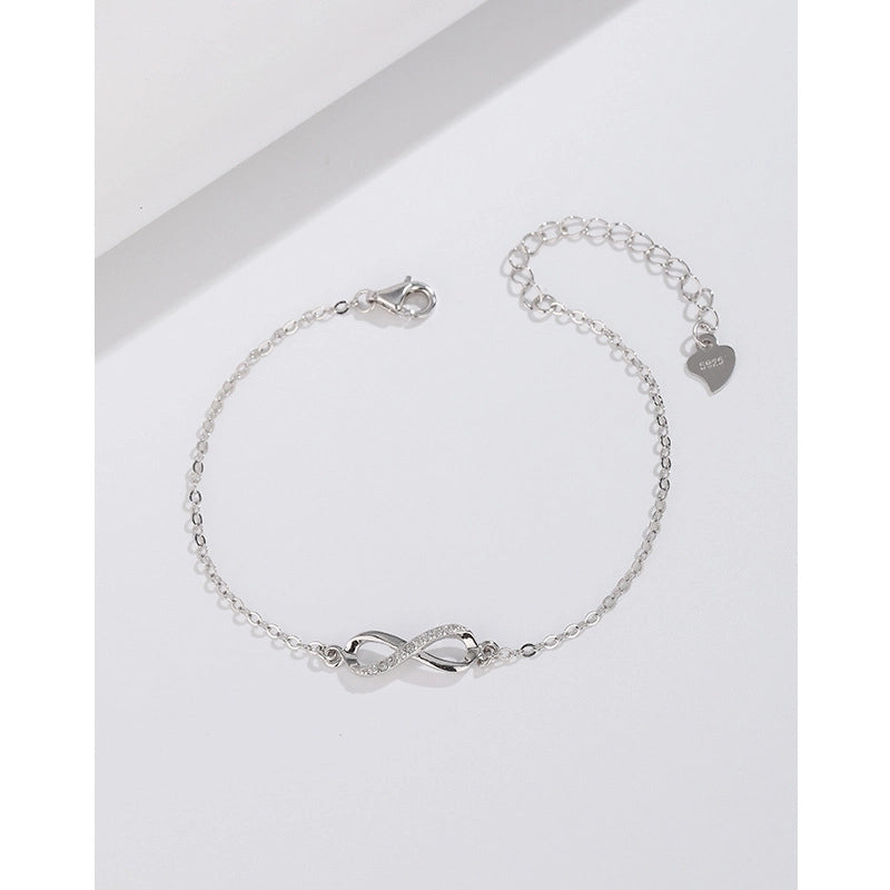 925 Sterling Silver Cable Chain Bracelets Minimalist