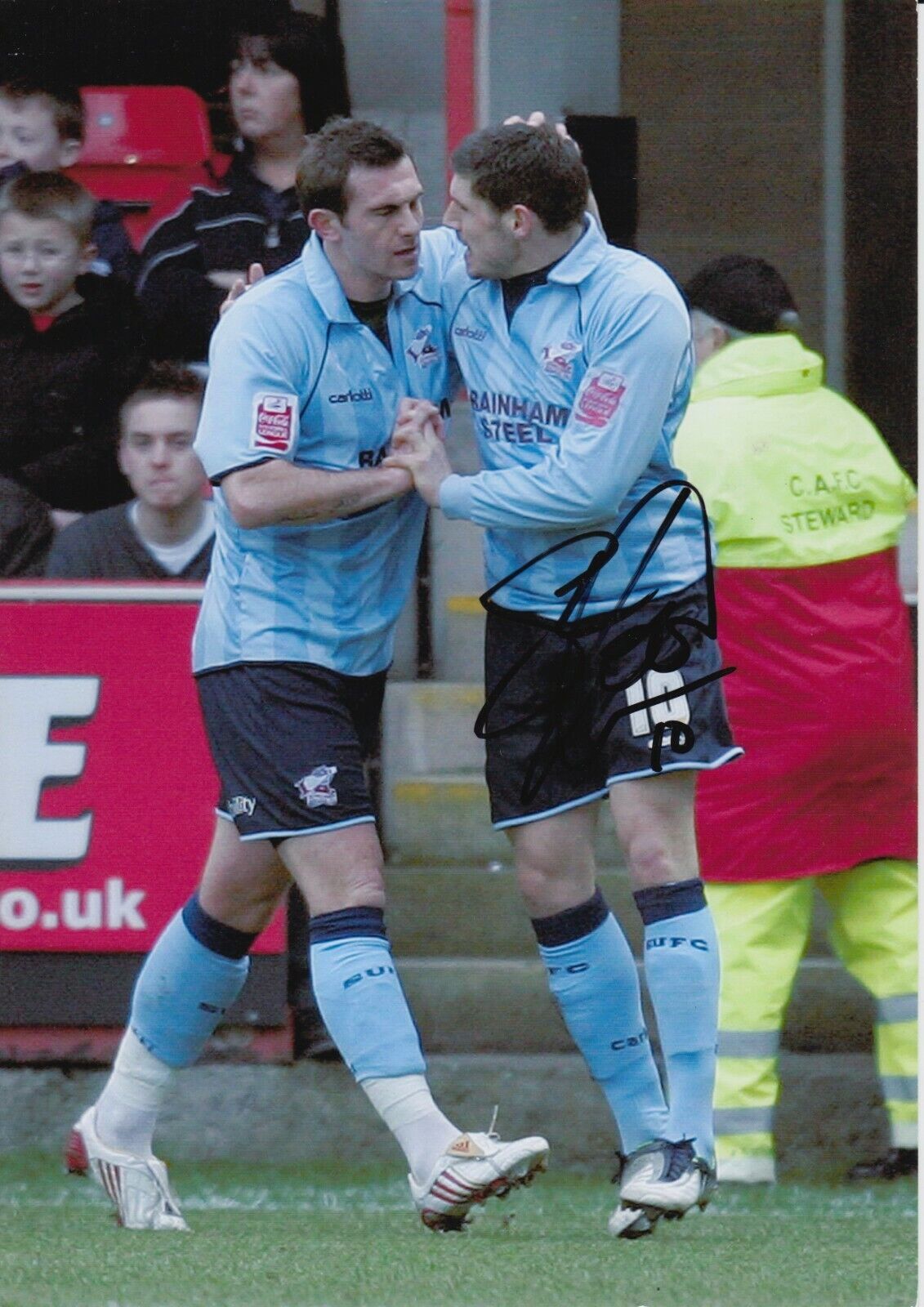 Gary Hooper Hand Signed 12x8 Photo Poster painting - Scunthorpe United Autograph.