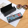 DIY Leather Diamond Painting Glasses Storage Case Mosaic Kit (Q32 Flower)