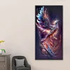 (US Only)Phoenix 5D DIY Full Drill Round Diamond Painting Kit Home Wall Decor 40x80cm
