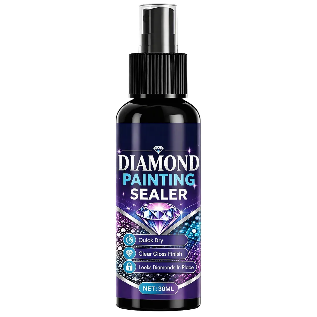 Diamond Painting Sealer Spray Quick Dry Clear Gloss Finish for Diamond Art