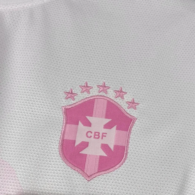 2025 Brazil Special Edition Pink Thai Quality Soccer Jersey