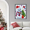 Diamond Painting-DIY Crystal Rhinestone Snowman