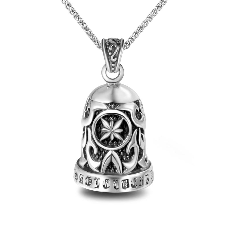 Hip-Hop Retro Punk Eight Awn Star 304 Stainless Steel Polishing Men's Pendant Necklace