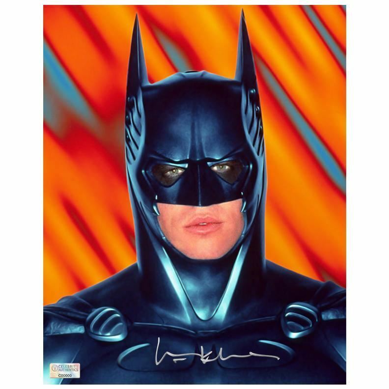 Val Kilmer Autographed Batman Forever 8×10 Portrait Photo Poster painting