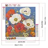 Poppy - runder Bohrer Diamond Painting - 30*30cm