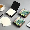 Peacock Diamond Painting Memo Pad Holder with 160 Sheets of Paper for DIY Craft